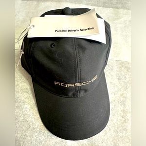 Mens new with tag authentic Porsche hat, black color, snapback